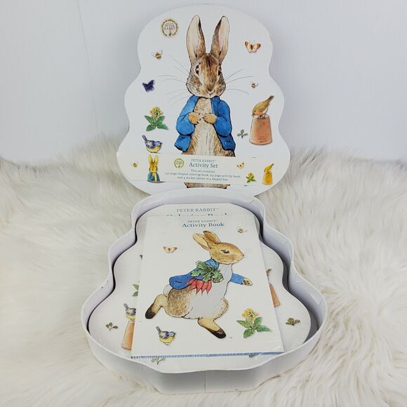 Peter Rabbit Box Activity Set Includes Coloring & Activity Book Stickers - Picture 2 of 5